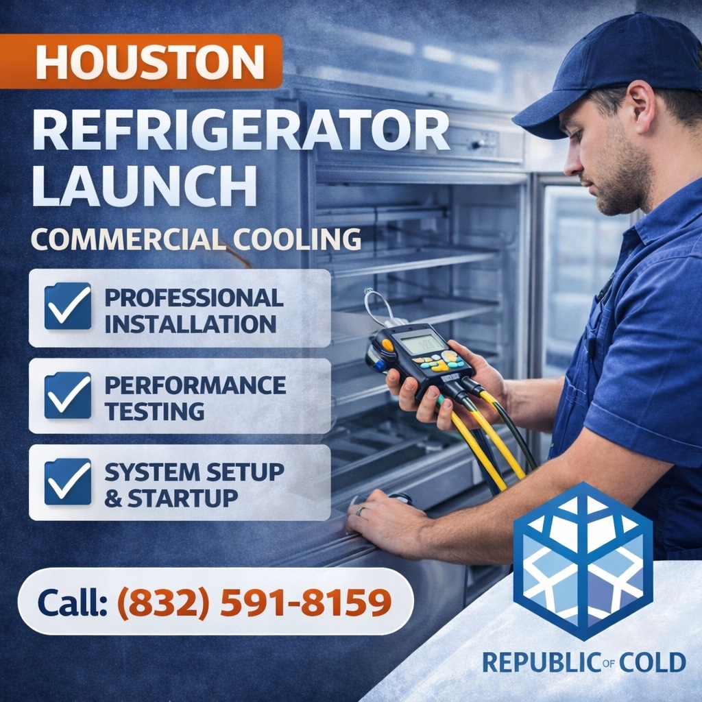 Houston Refrigerator Launch | Commercial Cooling